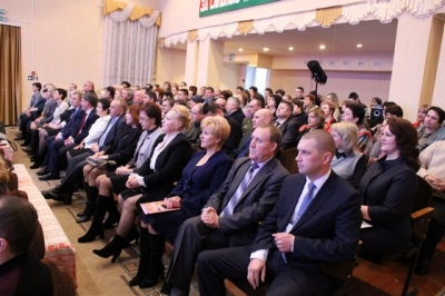 Торжественное собрание по подведению итогов социально-экономического развития Краснопольского района за 2017 год