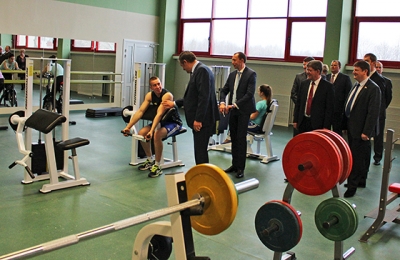 Открытие второй пусковой очереди физкультурно-оздоровительного комплекса на Краснопольщине