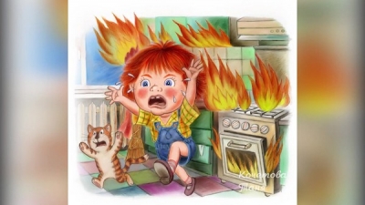 Детская шалость с огнем — частая причина пожаров