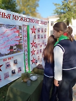 Выставка «Забвенья мужество не знает», приуроченная к 80-ой годовщине  освобождения Краснопольского района от немецко-фашистских захватчиков