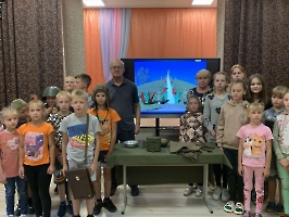  Выездное музейное занятия «Священная память войны» в ГУО «Козельский УПК детский сад-средняя школа»