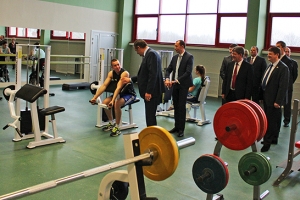 Открытие второй пусковой очереди физкультурно-оздоровительного комплекса на Краснопольщине