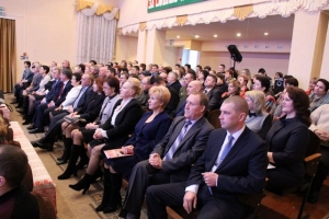 Торжественное собрание по подведению итогов социально-экономического развития Краснопольского района за 2017 год