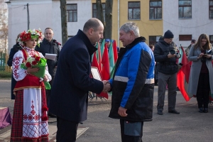 Торжественный пуск газа в агрогородке Горы  Краснопольского района