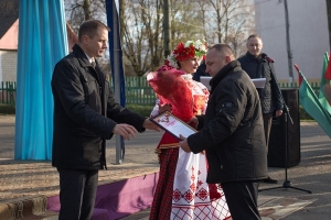 Торжественный пуск газа в агрогородке Горы  Краснопольского района