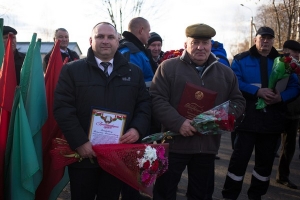 Торжественный пуск газа в агрогородке Горы  Краснопольского района