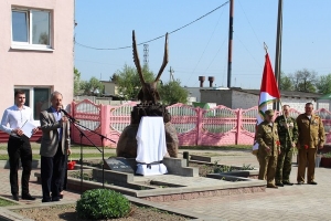 Открытие памятника,посвящённого памяти участников войны в Афганистане