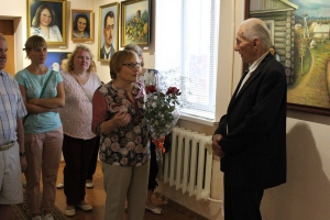 Выставка краснопольского художника Александра Васильевича Поплыко Родные сердцу места