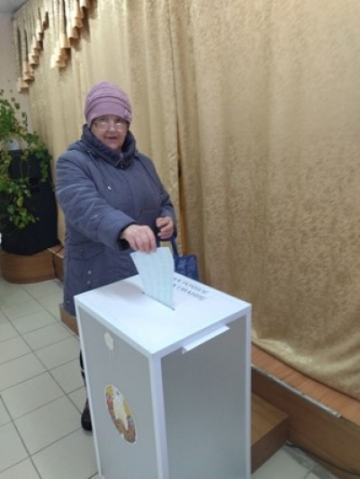 На Горском участке для голосования №6 также наблюдается активность сельских жителей