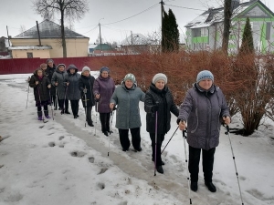 Прогулка со скандинавскими палками