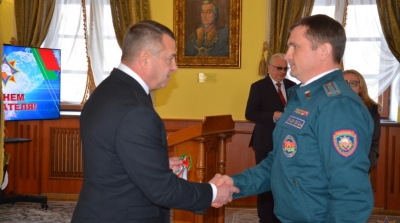 Спасатели Могилевской области получили награды за мужество и верность долгу