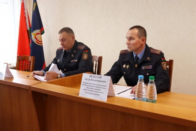 Итоги 2025 года: первый заместитель начальника УВД Могилевщины посетил ОВД Краснополья