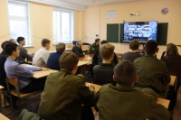 Телемост с Военной академией: как старшеклассники Краснополья узнали о карьере на службе