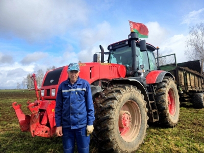 На поля Краснопольщины пришла помощь