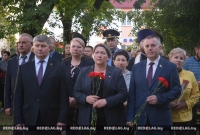 18   июня возле физкультурно­-оздоровительного комплекса был дан старт   водному походу I категории сложности, маршрут которого проходит по речке   Проня от д. Путьки Чаусского района до г. Славгорода. p original-font-size=&quot;16px&quot; original-bor