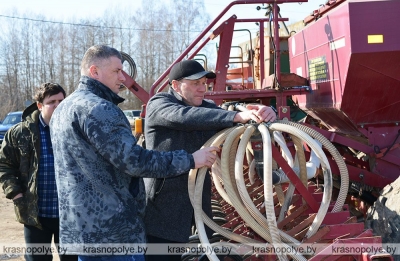 Готовность сельскохозяйственной техники в ОАО «Краснопольский» к весенним полевым работам
