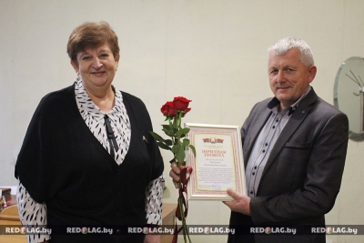 Встреча председателя райсовета с коллективом участка «Краснопольский» ДРСУ №130: поздравления и диалог