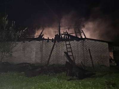 Пожар жилого дома