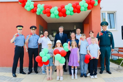В Краснополье открыли новый 12-квартирный дом на улице Ленинской, 59